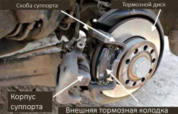 Суппорт дисковых тормозов daewoo &ndash; espero